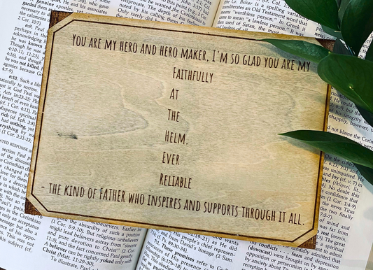 Crafting Memories with Laser-Engraved Wooden Cards